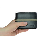Pánská peněženka kožená SEGALI 720 137 2007 černá/šedá