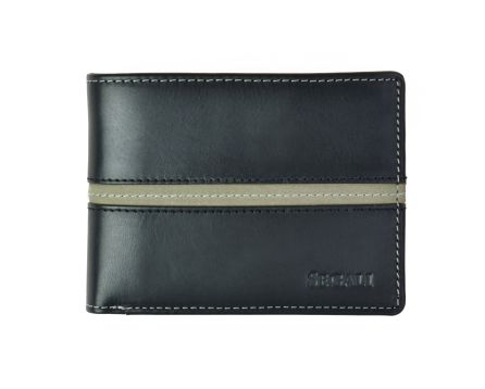 Pánská peněženka kožená SEGALI 720 137 2007 černá/šedá