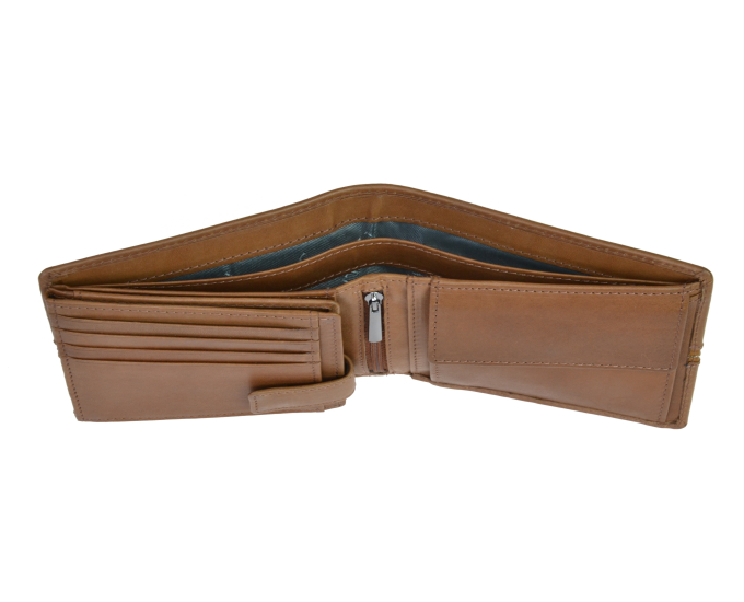 Pánská peněženka kožená SEGALI 720 137 2007 hnědá/koňak