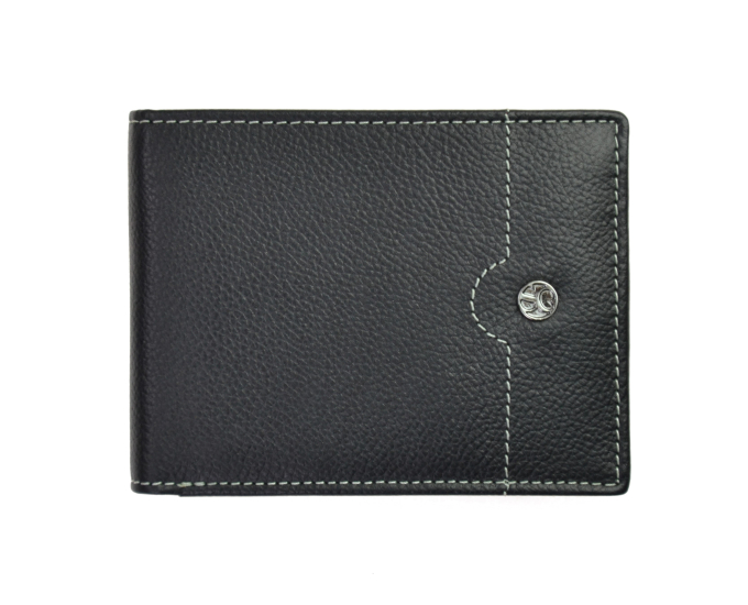 Pánská kožená peněženka SEGALI 755 139 2007 černá/koňaková