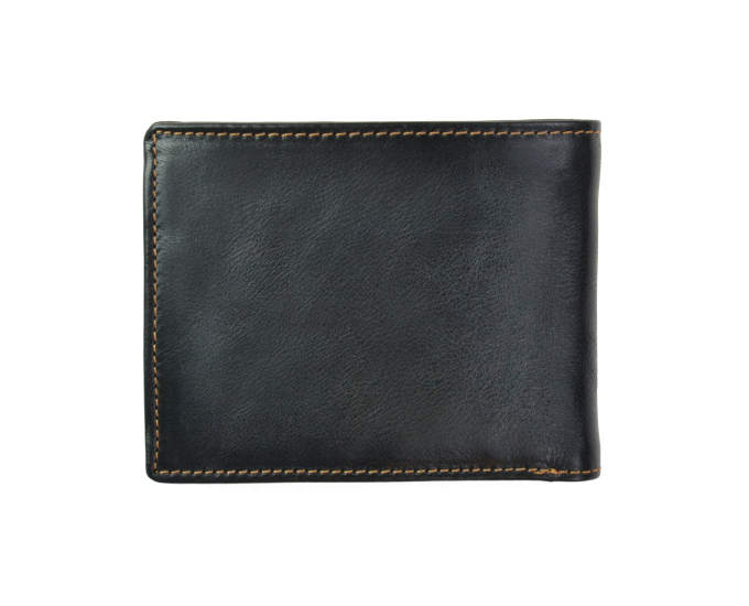 Pánská peněženka kožená SEGALI 907 114 026 černá/koňaková