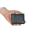 Pánská peněženka kožená SEGALI 907 114 026 černá/koňaková