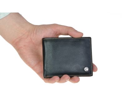 Pánská peněženka kožená SEGALI 907 114 026 černá/koňaková