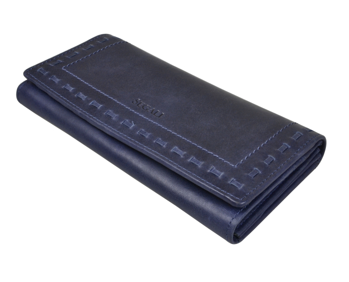 Dámská kožená peněženka SEGALI 7052 indigo