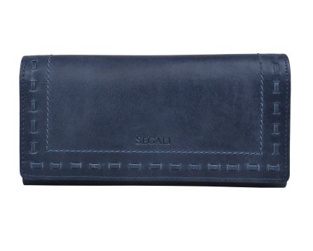 Dámská peněženka kožená SEGALI 7052 indigo