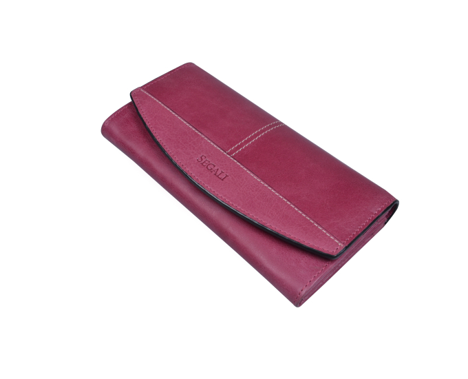 Dámská peněženka kožená SEGALI 7056 fuchsia