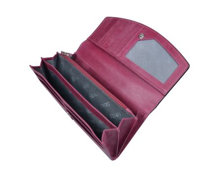 Dámská peněženka kožená SEGALI 7056 fuchsia