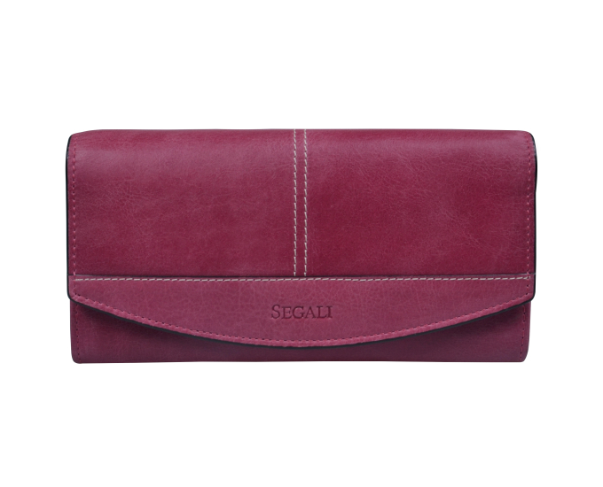 Dámská peněženka kožená SEGALI 7056 fuchsia