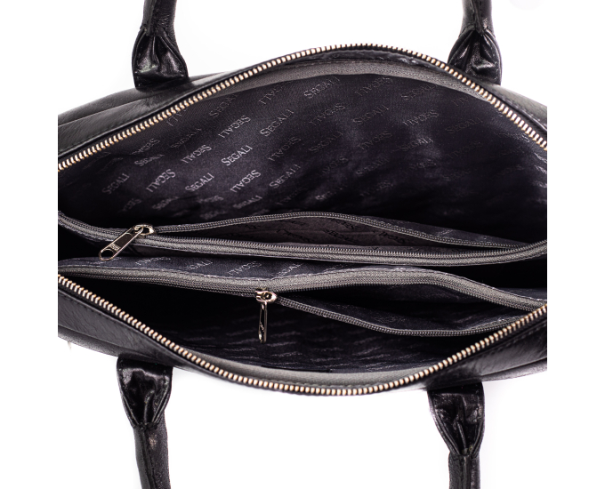 Pánská taška kožená SEGALI 7009 černá
