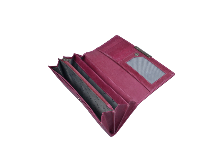 Dámská peněženka kožená SEGALI 7066 fuchsia
