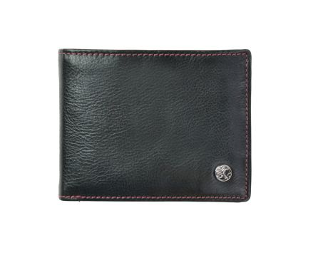 Pánská peněženka kožená SEGALI 907 114 026 černá/červená