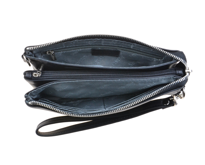 Dámská kabelka kožená SEGALI 8003 černá