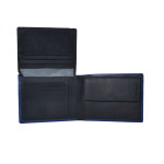 Pánská peněženka kožená SEGALI 929 204 030 modrá/černá