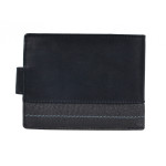 Pánská kožená peněženka SEGALI 951 320 005 l černá/šedá
