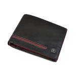 Pánská kožená peněženka SEGALI 753 115 2007 černá/červená