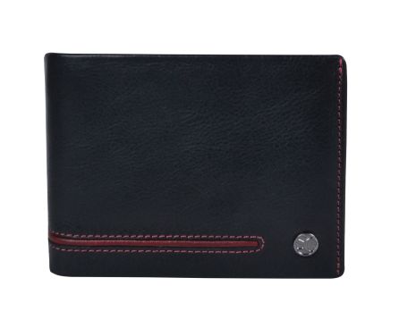 Pánská peněženka kožená SEGALI 753 115 2007 černá/červená