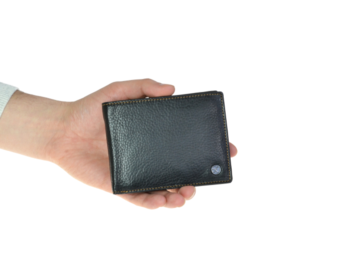 Pánská peněženka kožená SEGALI 907 114 2007 černá/koňak