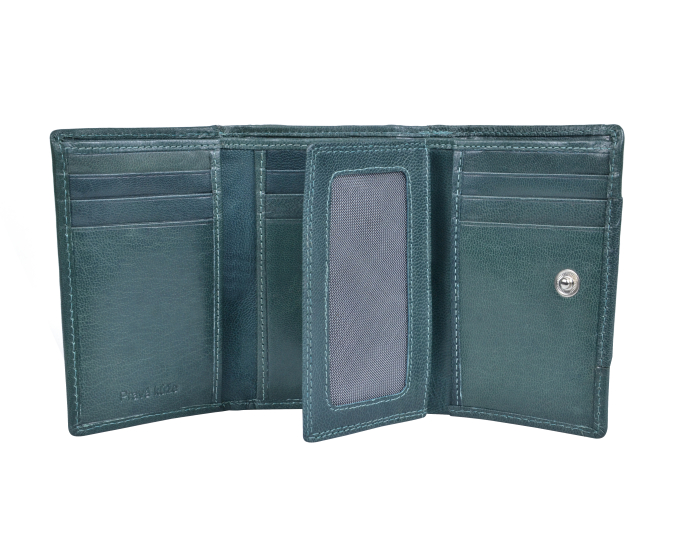Dámská kožená peněženka SEGALI 7196 turkish zelená