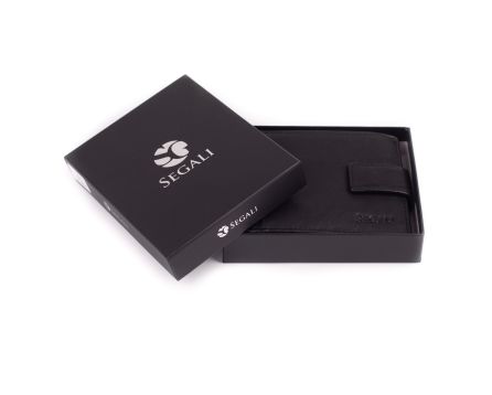 Pánská kožená peněženka SEGALI 3491 černá