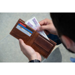 Pánská kožená peněženka SEGALI 3984 tan