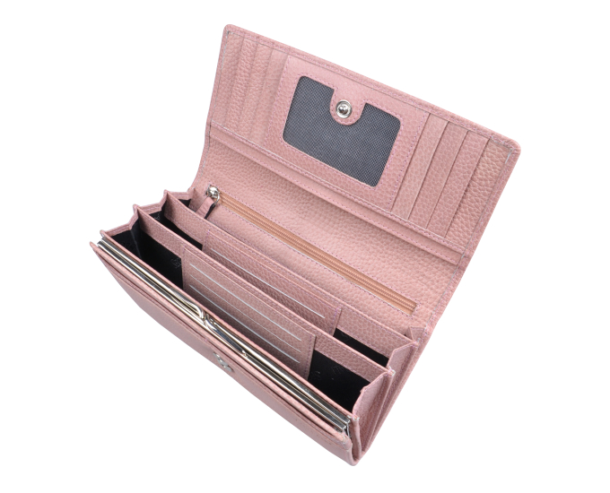 Dámská kožená peněženka SEGALI 7075 baby pink