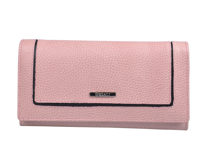 Dámská kožená peněženka SEGALI 7075 baby pink