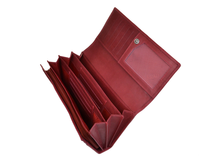 Dámská kožená peněženka SEGALI 07 červená
