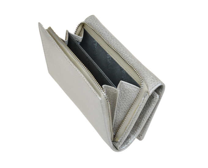 Dámská peněženka kožená SEGALI 7074 stříbrná