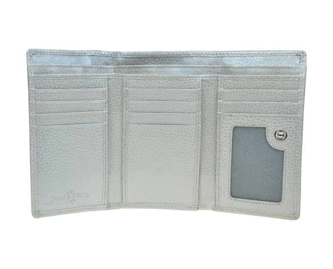 Dámská peněženka kožená SEGALI 7074 B stříbrná