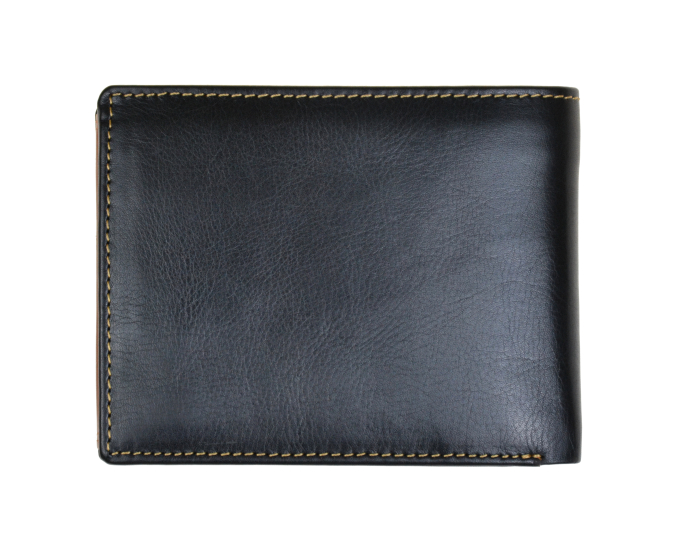Pánská kožená peněženka SEGALI 7111 černá/koňak