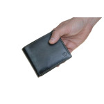 Pánská kožená peněženka SEGALI 7111 černá/koňak