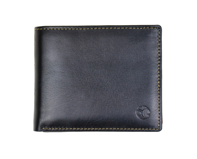 Pánská kožená peněženka SEGALI 7110 černá/koňak