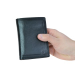 Pánská kožená peněženka SEGALI 101 A černá/koňak