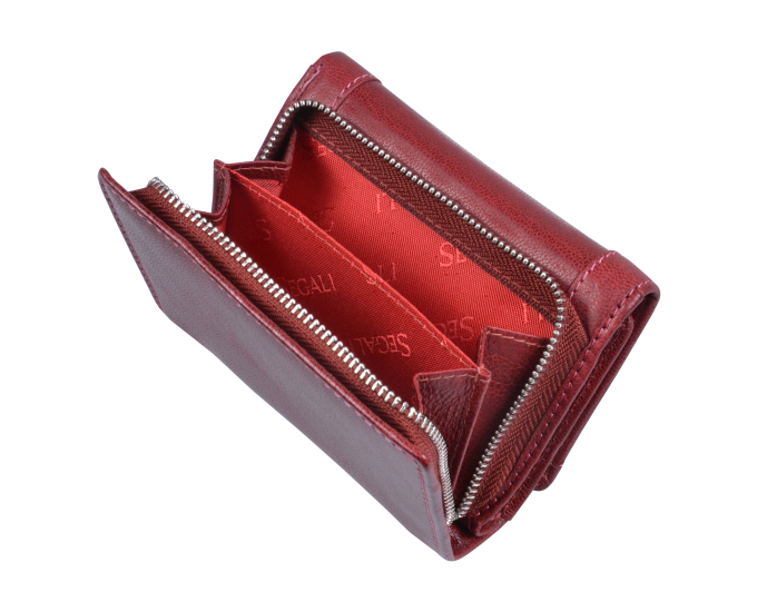 Dámská peněženka kožená SEGALI 7196 B portwine