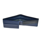 Pánská peněženka kožená SEGALI 753 115 026 černá/modrá