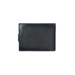 Pánská kožená peněženka SEGALI 907 114 2007 C černá/modrá