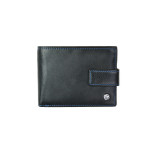 Pánská peněženka kožená SEGALI 907 114 2007 C černá/modrá