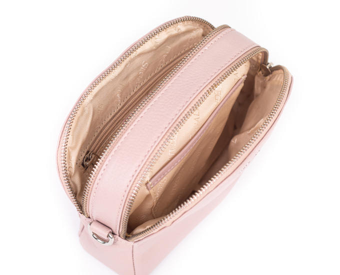 Dámská kabelka kožená SEGALI 12 baby pink