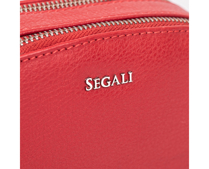 Dámská kabelka kožená SEGALI 12 červená