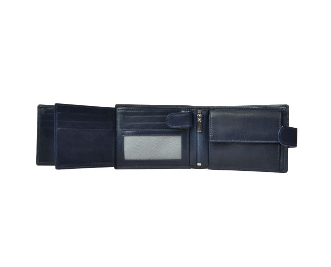 Pánská peněženka kožená SEGALI 2511 modrá