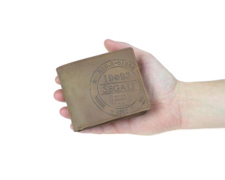 Pánská peněženka kožená SEGALI 614827 A hnědá