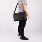 Pánská taška přes rameno kožená SEGALI 102 černá