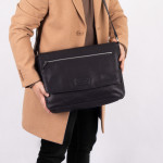 Pánská taška přes rameno kožená SEGALI 102 černá