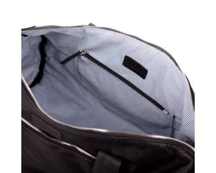 Cestovní taška kožená SEGALI 1010 černá