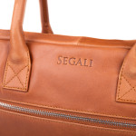 Pánská taška přes rameno kožená SEGALI 105 koňak