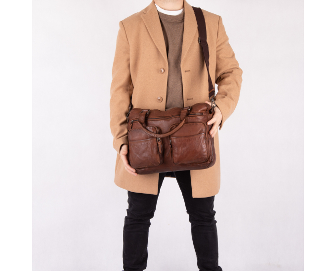 Pánská taška přes rameno kožená SEGALI 29412 tan