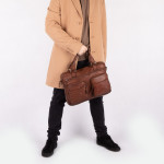 Pánská taška přes rameno kožená SEGALI 29412 tan