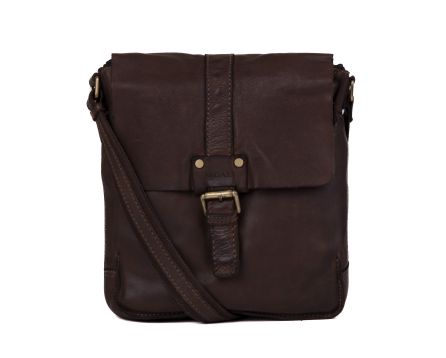 Pánská taška přes rameno kožená SEGALI 29394 dark tan