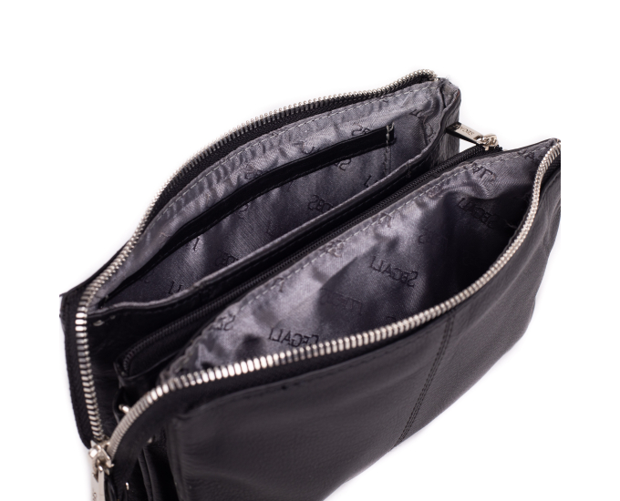 Dámská kabelka kožená SEGALI 8002 černá
