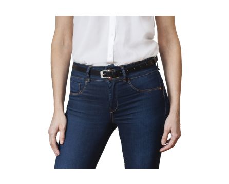 Dámský opasek kožený SEGALI 18263 černý